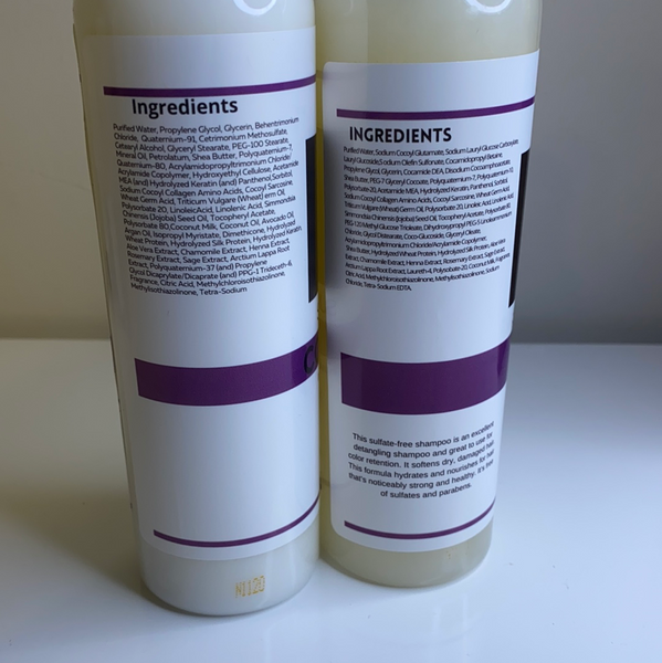 Sulfate free Shampoo & Conditioner